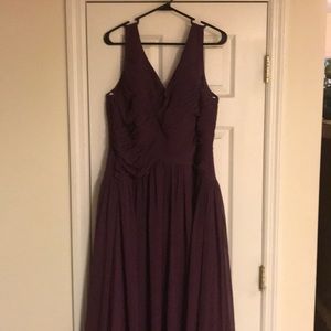 Azazie Dark Purple Floorlength Dress